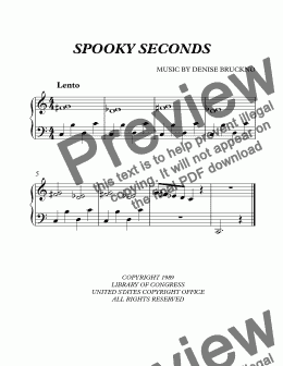 page one of Spooky Seconds