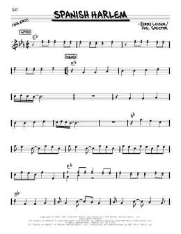 page one of Spanish Harlem (Real Book – Melody & Chords)