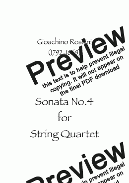 page one of Sonata No.4