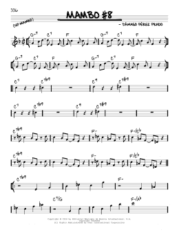 page one of Mambo #8 (Real Book – Melody & Chords)