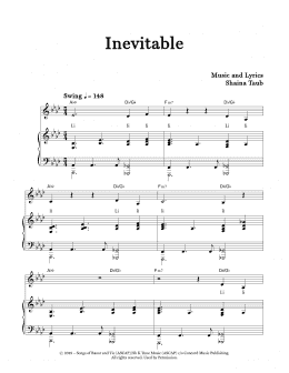 page one of Inevitable (Piano & Vocal)