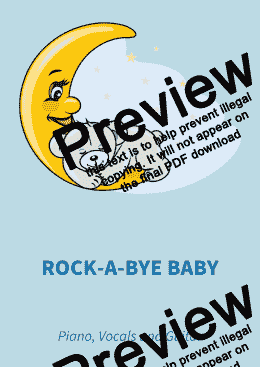 page one of Rock-A-Bye Baby