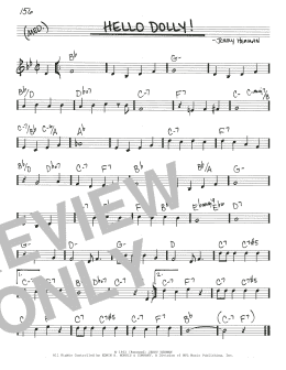 page one of Hello, Dolly! (Real Book – Melody & Chords)