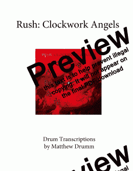 page one of Clockwork Angels - Rush (complete album)