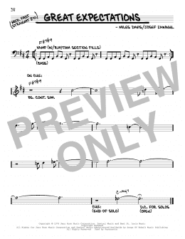 page one of Great Expectations (Real Book – Melody & Chords)