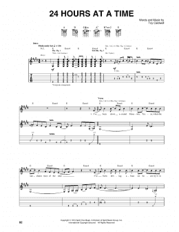 page one of 24 Hours At A Time (Guitar Tab)