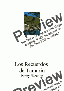 page one of Los recuerdos de Tamariu