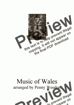 page one of Music of Wales