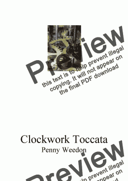page one of The Clockwork Toccata