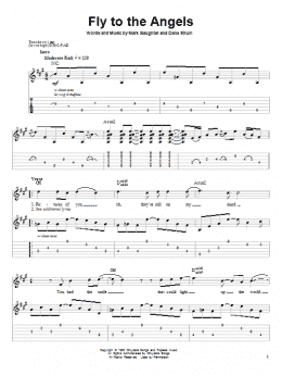 page one of Fly To The Angels (Guitar Tab (Single Guitar))
