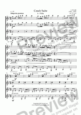 page one of Czech Suite - ii - Polka