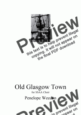 page one of Old Glasgow Town for SSAA