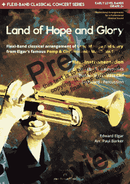 page one of Land of Hope and Glory (Flexi-Band)