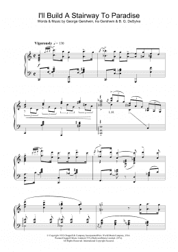 page one of I'll Build A Stairway To Paradise (Piano Solo)