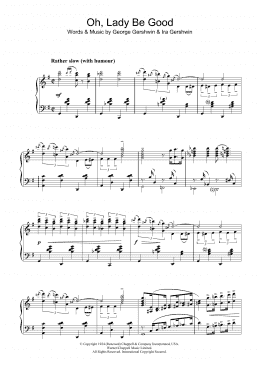 page one of Oh, Lady, Be Good (Piano Solo)