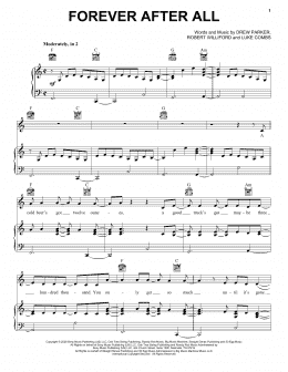 page one of Forever After All (Piano, Vocal & Guitar Chords (Right-Hand Melody))