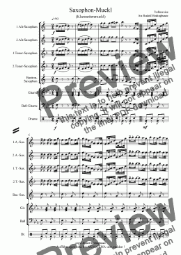page one of Saxophon-Muckl (Saxophone u.Begl)