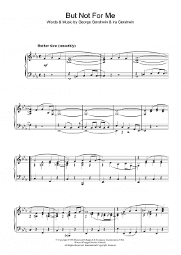 page one of But Not For Me (Piano Solo)