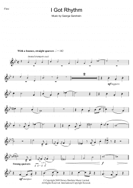 page one of I Got Rhythm (Flute Solo)