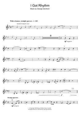 page one of I Got Rhythm (Violin Solo)