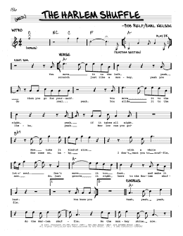 page one of The Harlem Shuffle (Real Book – Melody & Chords)