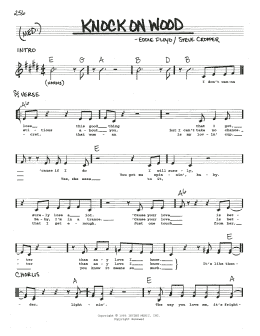 page one of Knock On Wood (Real Book – Melody & Chords)