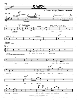 page one of Candy (Real Book – Melody & Chords)