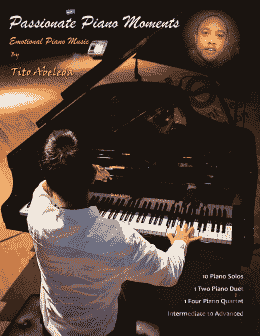 page one of Passionate Piano Moments (Piano Book)