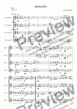 page one of jazzouilly 4 cor