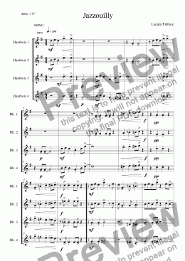 page one of jazzouilly 4 hautbois
