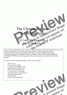 page one of Christmas Carols (Flute Quartet / Quintet / Flute Choir / Ensemble), Vol. 1