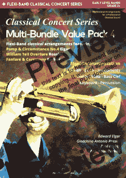 page one of Flexi-Band Classical Concert Series - Multi-Bundle Value Pack 4