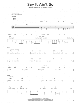 page one of Say It Ain't So (Easy Bass Tab)