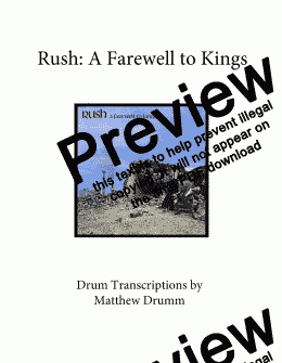 page one of A Farewell to Kings - Rush (complete album)