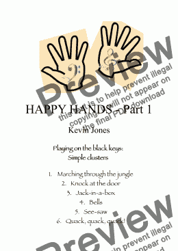 page one of Happy Hands - Part 1