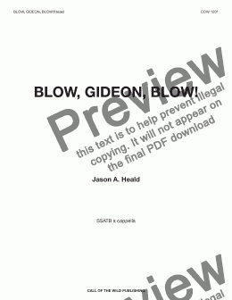 page one of Blow, Gideon, Blow