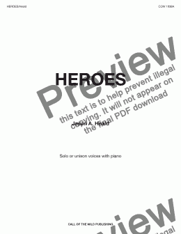 page one of Heroes