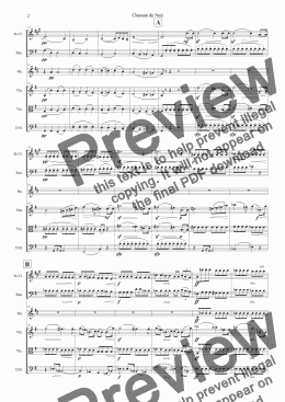 page one of Chanson de Nuit - Elgar - Mixed Sextet - Score