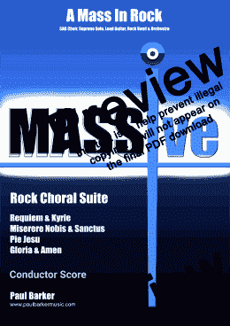 page one of MASSive - A Mass In Rock 
