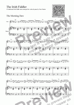 page one of The Irish Fiddler