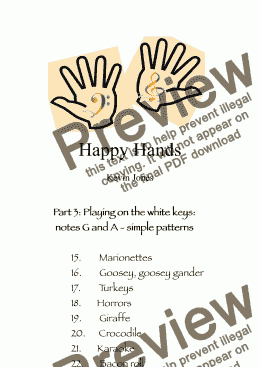 page one of Happy Hands - Part 3