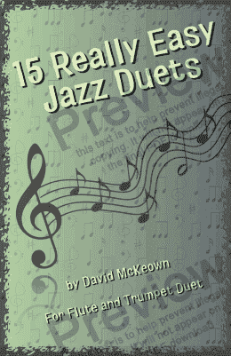 page one of 15 Really Easy Jazz Duets for Flute and Trumpet