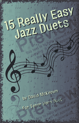 page one of 15 Really Easy Jazz Duets for Tenor Horn