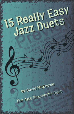 page one of 15 Really Easy Jazz Duets for Alto Saxophone