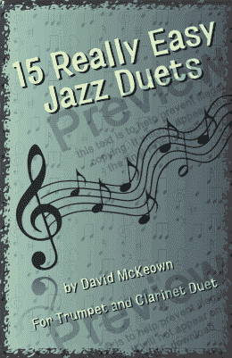 page one of 15 Really Easy Jazz Duets for Trumpet and Clarinet