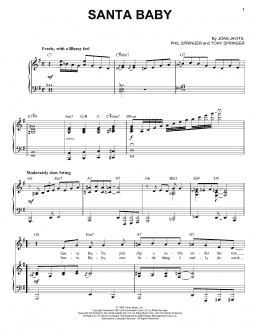 page one of Santa Baby [Jazz Version] (arr. Brent Edstrom) (Piano & Vocal)