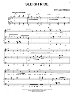 page one of Sleigh Ride [Jazz Version] (arr. Brent Edstrom) (Piano & Vocal)