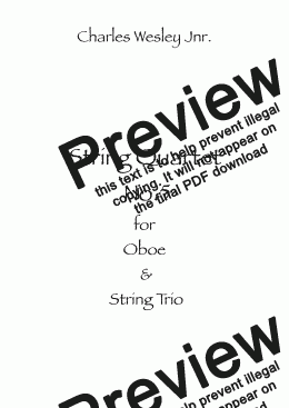 page one of String Quartet No.5