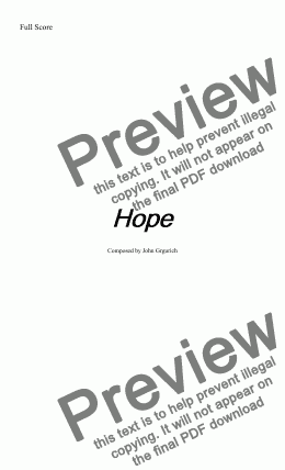 page one of Hope
