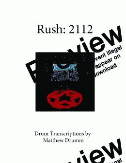 page one of 2112 - Rush (complete album)